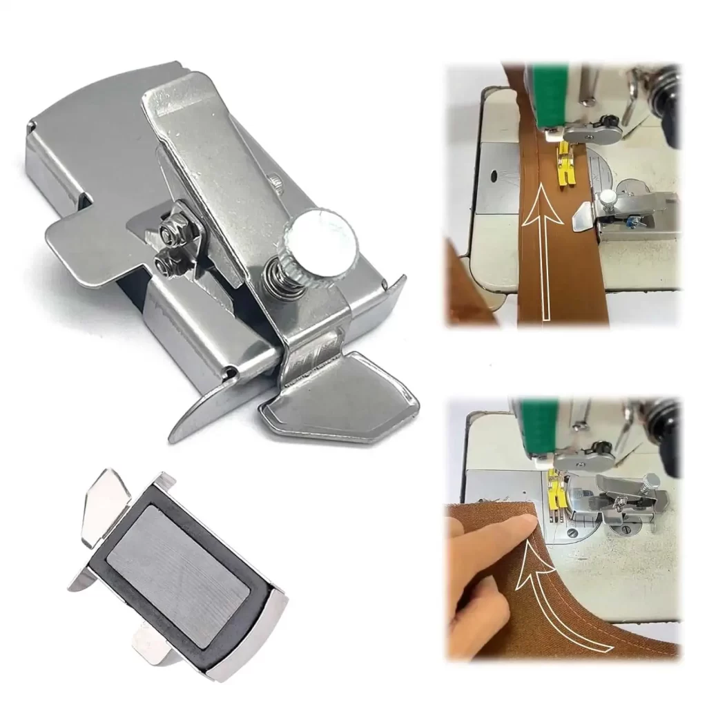 Sew Magnetic Sewing Guide, Magnetic Seam Guide for Sewing Machine, Adjustable Ruler Free Magnetic Seam Guide for Walking Foot Sewing Machine